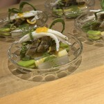 御料理 ふじ田 - 用意された先付け達