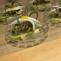 御料理 ふじ田 - 用意された先付け達