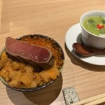 焼うおいし川  六本木凛華楼 - 2025/6/6 ディナーで利用。料理の様子。