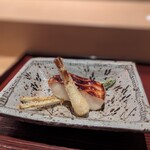 303485916 - ⑦「白甘鯛の焼き物とらっきょうの天ぷら」