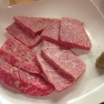 焼肉 ホルモン じゃん - 特上盛り合わせ（ミスジ、ハネシタ、三角バラ、カイノミ）