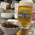 ニューロバタ カタナ食堂 - お通しはモズクでした