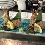 ニューロバタ カタナ食堂 - 大好き車海老活き造り