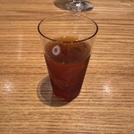 やまぐち - 京都 2番煎じ番茶　スモーキーな味わいで一旦お口をリセット。そしてついに。次はずっと食べてみたかったかき氷です。