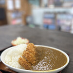 花丸cafe - ご飯は丼一杯は余裕であります。カツも揚げたて！