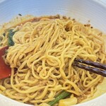 中華そば麦右衛門 - 混ぜ混ぜ