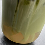 松原の片桐製菓 - 底に半透明なわらび餅が