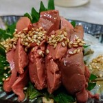 全席個室 鶏と魚が旨い店 鶏きち魚きち - 若鶏レバ刺し