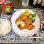 レストラン 梅林 - 料理写真:白身魚フライ定食
