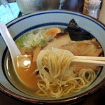 はし本 - 2014年8月18日(月)　中華そば淡麗(塩)730円　麺リフト