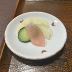 鳥常本店 - お新香