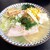 まるひろ - 料理写真:まるひろ味噌ラーメン、サラダ付き、辛味噌付き。