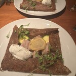 ルバーブ 大名古屋ビルヂング店 - ズッキーニと鶏肉のガレット