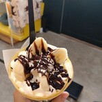 115クレープ - バナナチョコホイップ