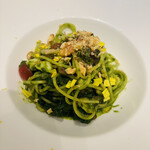 代官山ASO チェレステ 日本橋店 - 真蛸とケールのスパゲティ　くるみとレモンのアクセント