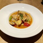 GULF’s transit table - 山形豚ロースグリエのアレンテージョ