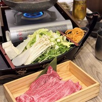 黄金出汁しゃぶと江戸前寿司 肉のあさつ 梅田お初天神店 - 