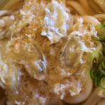 飩平庵 - ごぼう天アップ。