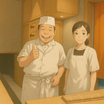 浅草壽司清 - 大将と女将さん(^_−)−☆