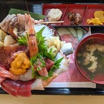 鬼平せんぎょてん - 【2025/6】特上海鮮ちらし(全景)