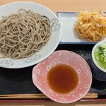 薬師そば - 冷かきあげそば
