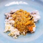 館山美食倶楽部 - 2025.6 いすみ産600～700gサイズ活けモクズガニの姿蒸し