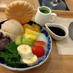 中町茶寮 - 抹茶あんみつ