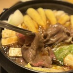 先斗町しゃぶしゃぶすき焼き きらく - 