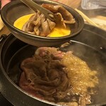 先斗町しゃぶしゃぶすき焼き きらく - 