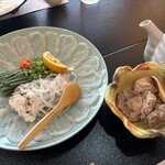 割烹 みつご - 別注のふぐ刺しおお皿