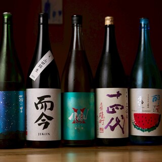 【日本酒充実】有名どころから希少な銘柄までご用意しています