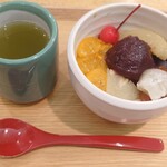 福島家 - (お食事した方限定)ハーフサイズあんみつ500円