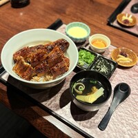 うなぎのしろむら - 活うなぎ丼 特々上(肝吸い付)