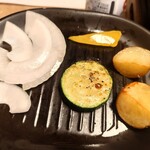 せんざん - 野菜焼き中２