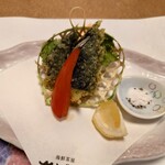 せんざん - 舌平目の新緑揚げ