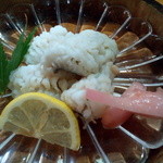 すし勘 - ハモ湯引き