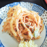 川部うどん - かき揚げ