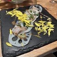 AWkitchen TOKYO 新丸ビル店 - 旬のお野菜と鮮魚のカルパッチョ