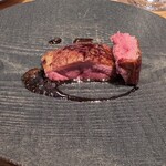 やまぐち - ◆七谷鴨ロースト アピシウスソース　感動で涙が出そうなほど美味しかった七谷鴨