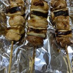 炭火やきとり 鳥信 - ねぎまタレ焼き×3本