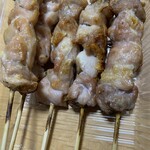 炭火やきとり 鳥信 - もも塩焼き×5本