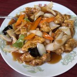 台湾料理龍香苑 - ヒレ肉の酢豚。おすすめです！