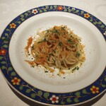 リストランティーノ ルベロ - ◎カラスミ　アーリオ・オーリオ　リモーネ