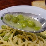 FERRAGOSTO - フレッシュグリンピースソース。リフト(^-^)/