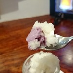 FERRAGOSTO - 梨とブルーベリーのジェラート。リフト(^-^)/