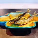 よし澤 - 『焼物』⇒稚鮎の塩焼き