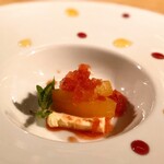 クッチーナ - ブラマンジェ。器のデコが可愛い♡