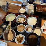 とうふとあなご料理 とうふや - 2人のランチ