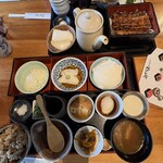 とうふとあなご料理 とうふや - 2人のランチ