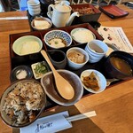 とうふとあなご料理 とうふや - 2人のランチ